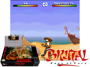 Brutal - Paws of Fury (J) Cover